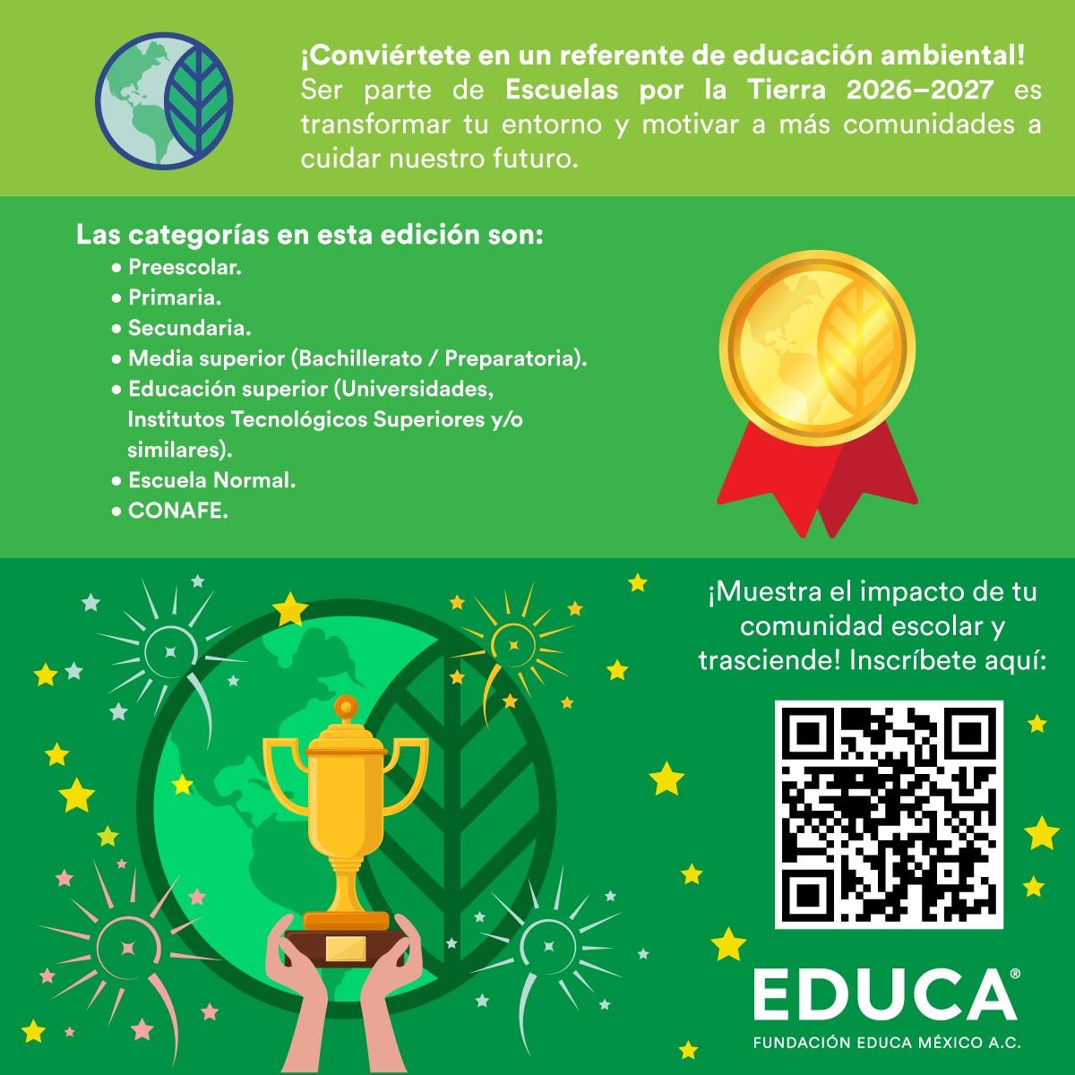 Convocatoria Escuelas Por La Tierra México 26-27